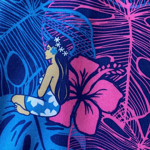 Hinano Island Print‎ Lightweight Tank Hawaiian Beachy Size S - Picture 5 of 10